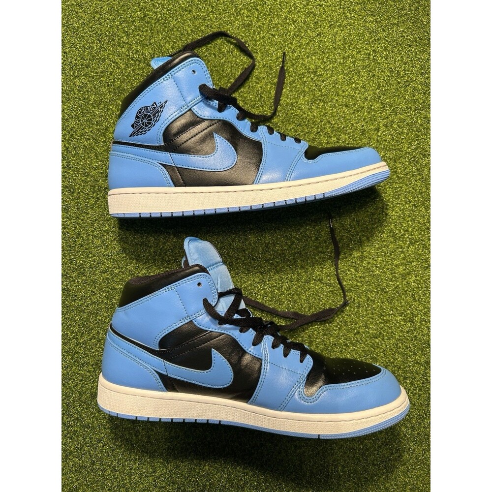 Nike Air Jordan 1 Mid University Blue Black Men’s Size 11 UNC DQ8426-401